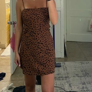 Encréme brown leopard dress size s